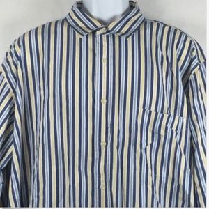 St Johns Bay Striped Button Up Shirt